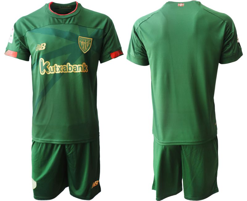 Men 2019-2020 club Athletic Bilbao away blank green Soccer Jerseys->barcelona jersey->Soccer Club Jersey